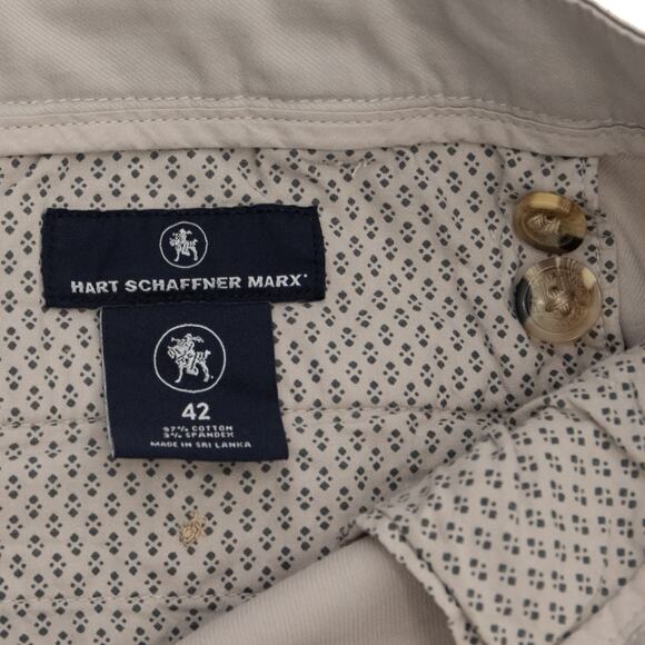 Hart Schaffner Marx Stone Stretch Classic Flat-Front Chino Shorts Size 42 - Picture 5 of 7